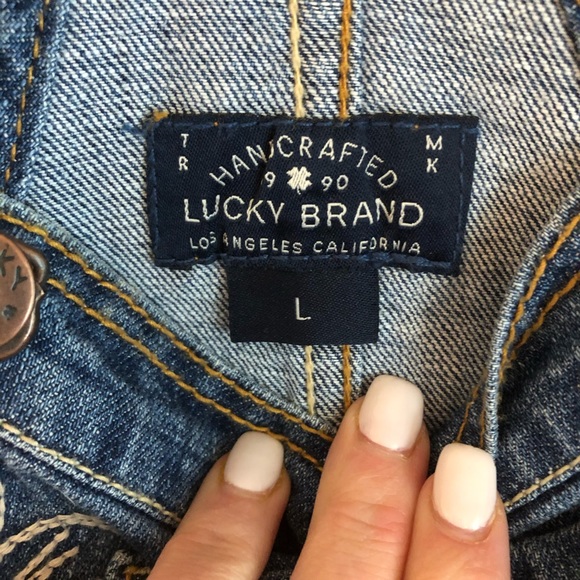 Adorable Lucky Brand Overall Dress NWOT - Picture 4 of 4